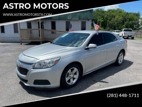 2016 Chevrolet Malibu Limited for sale at ASTRO MOTORS in Houston TX