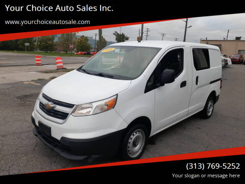 2016 Chevrolet City Express Cargo for sale at Your Choice Auto Sales Inc. in Dearborn MI