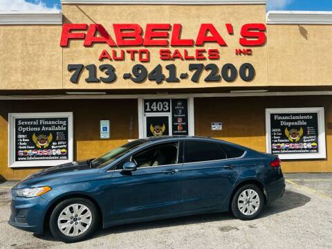 2019 Ford Fusion for sale at Fabela's Auto Sales Inc. in South Houston TX