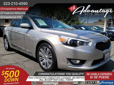 2014 Kia Cadenza for sale at ADVANTAGE AUTO SALES INC in Bell CA