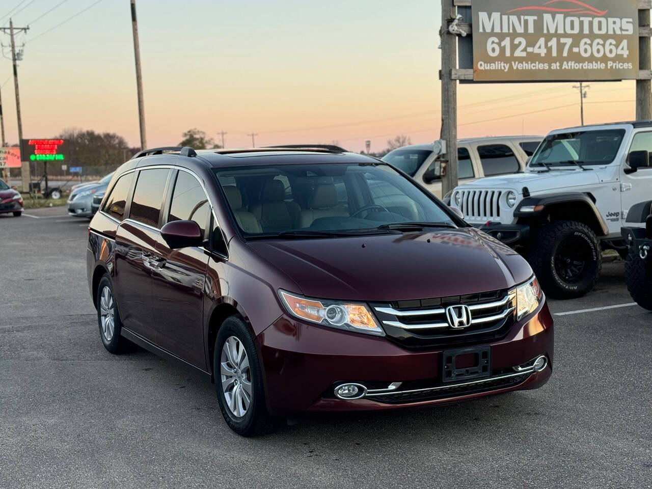 2016 Honda Odyssey for sale at MINT MOTORS in Ramsey, MN