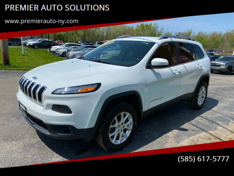 2014 Jeep Cherokee for sale at PREMIER AUTO SOLUTIONS in Spencerport NY