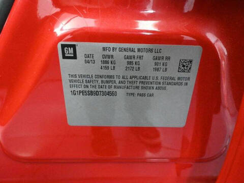 2013 Chevrolet Cruze 2LT Auto