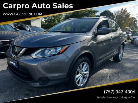 2019 Nissan Rogue Sport for sale at Carpro Auto Sales in Chesapeake VA