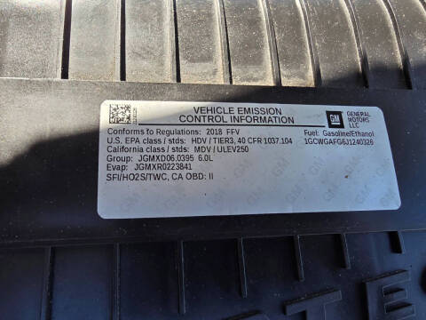 2018 Chevrolet Express 2500