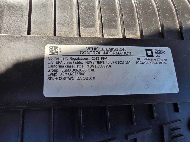 2018 Chevrolet Express 2500