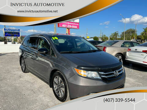 2014 Honda Odyssey for sale at Invictus Automotive in Longwood FL