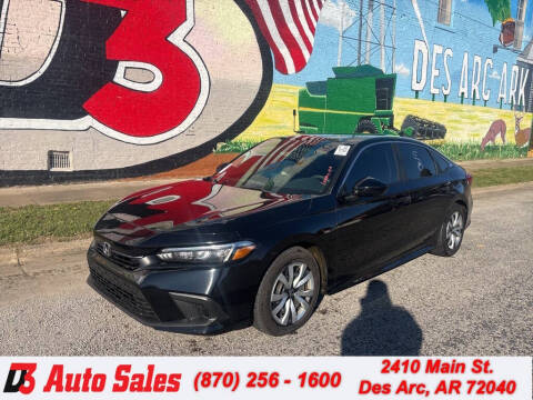 2022 Honda Civic for sale at D3 Auto Sales in Des Arc AR