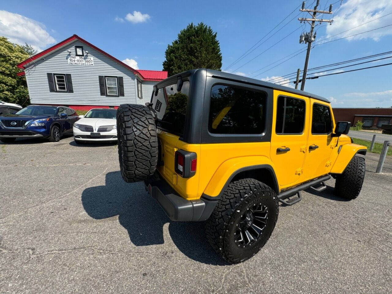 2019 Jeep Wrangler Unlimited for sale at JNF Motors in Mount Holly, NC