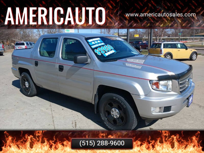 2012 Honda Ridgeline for sale at AmericAuto in Des Moines IA