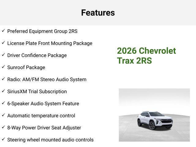 2026 Chevrolet Trax RS