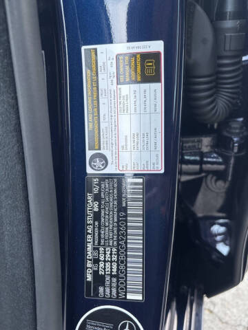 2016 Mercedes-Benz S-Class S 550