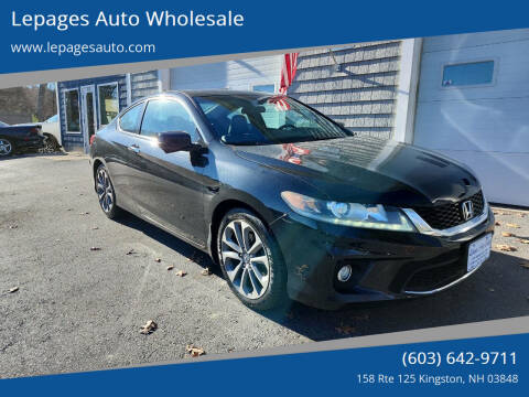 2014 Honda Accord for sale at Lepages Auto Wholesale in Kingston NH