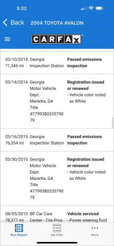 2004 Toyota Avalon XLS
