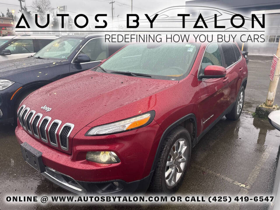 2016 Jeep Cherokee for sale at Autos by Talon in Seattle, WA