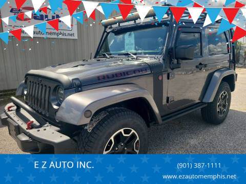 2014 Jeep Wrangler for sale at E Z AUTO INC. in Memphis TN