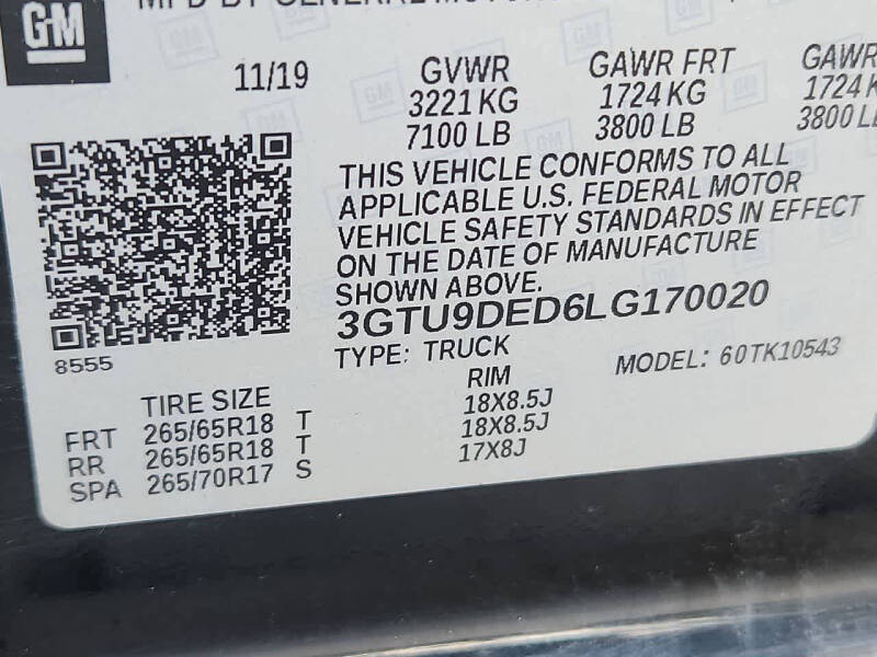 2020 GMC Sierra 1500