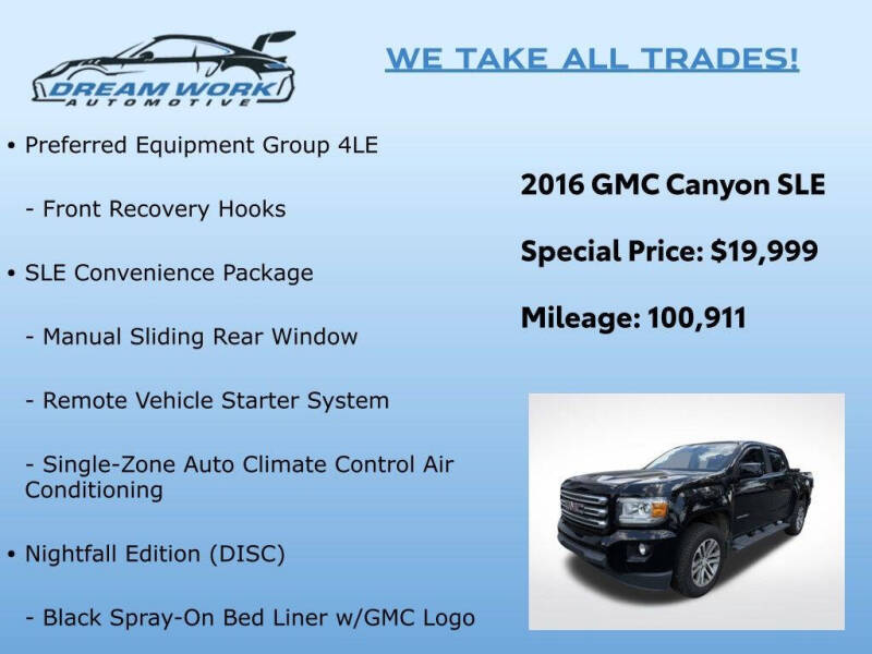 2016 GMC Canyon