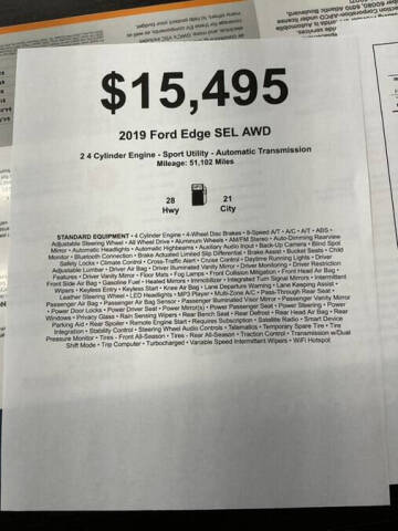 2019 Ford Edge SEL
