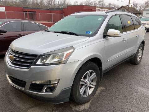 2015 Chevrolet Traverse for sale at Sisson Pre-Owned in Uniontown PA