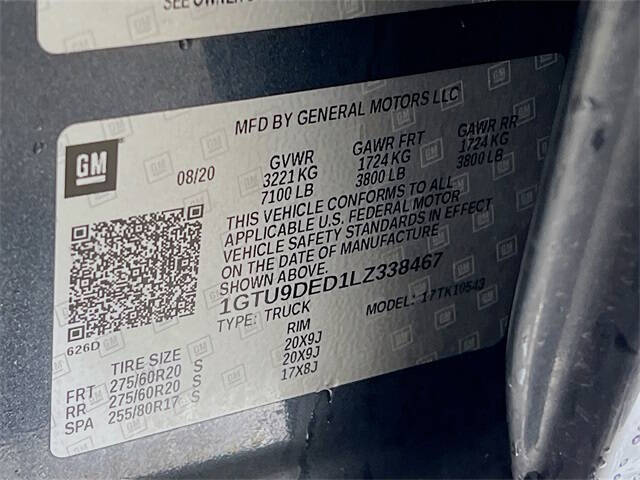 2020 GMC Sierra 1500