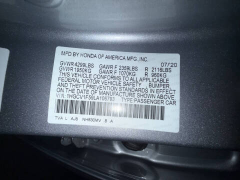 2020 Honda Accord EX-L