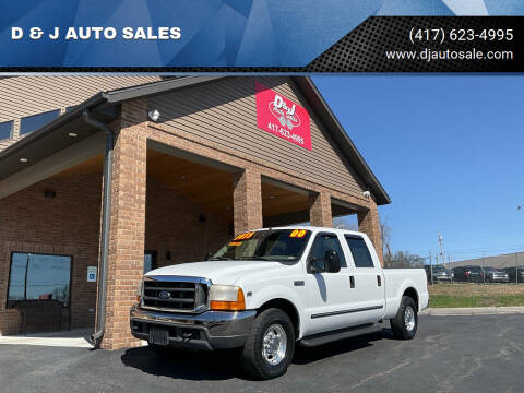 2000 Ford F-250 Super Duty for sale at D & J AUTO SALES in Joplin MO