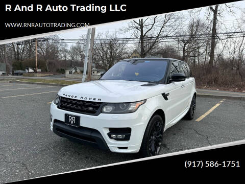 2016 Land Rover Range Rover Sport for sale at R and R Auto Trading LLC in Hackettstown NJ