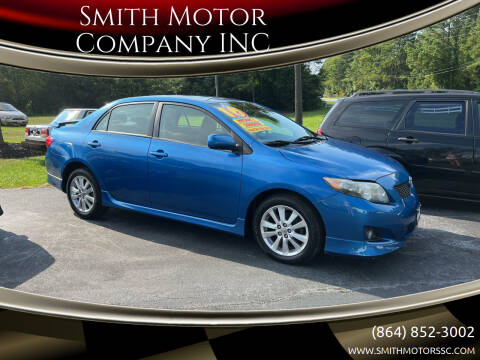 2010 Toyota Corolla for sale at Smith Motor Company, Inc. in Mc Cormick SC