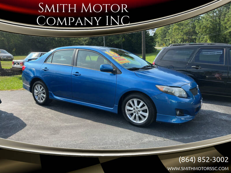 2010 Toyota Corolla for sale at Smith Motor Company INC in Mc Cormick SC