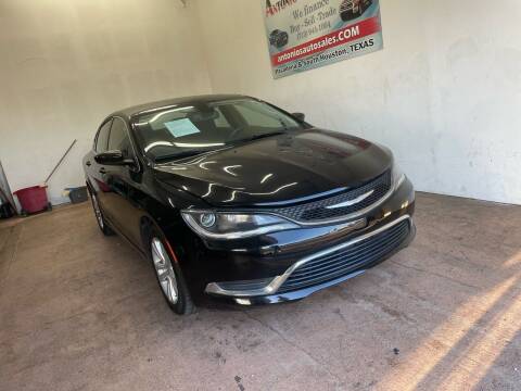 2016 Chrysler 200 for sale at Antonio's Auto Sales - Antonio`s  3001 in Pasadena TX