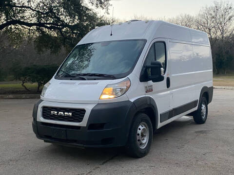 2019 RAM ProMaster for sale at Azin Motors LLC in San Antonio TX