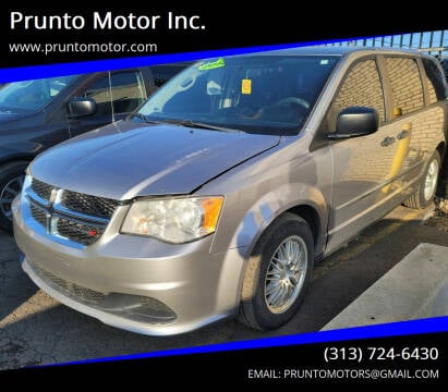 2014 Dodge Grand Caravan for sale at Prunto Motor Inc. in Dearborn MI