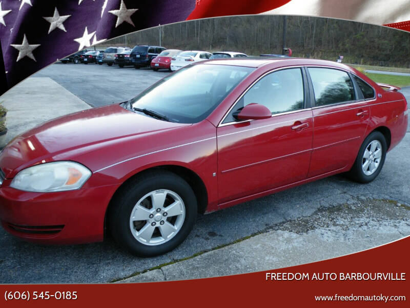 2007 Chevrolet Impala for sale at Freedom Auto Barbourville in Bimble KY