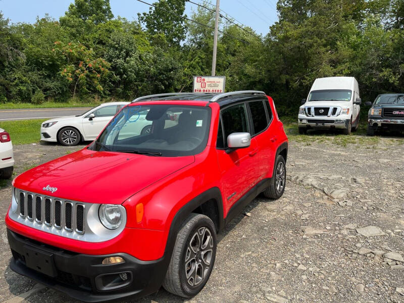 2018 Jeep Renegade for sale at B & B GARAGE LLC in Catskill NY