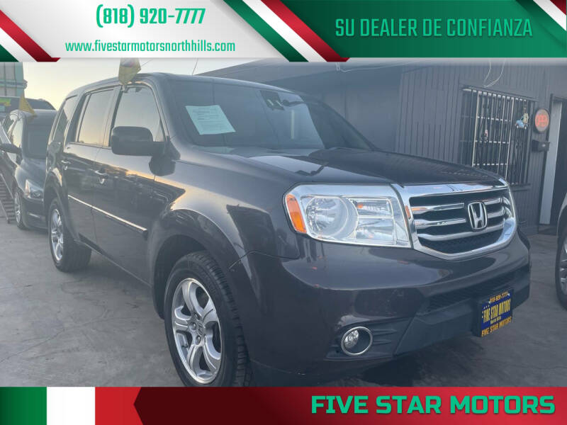 2012 Honda Pilot for sale at Five Star Motors in North Hills CA