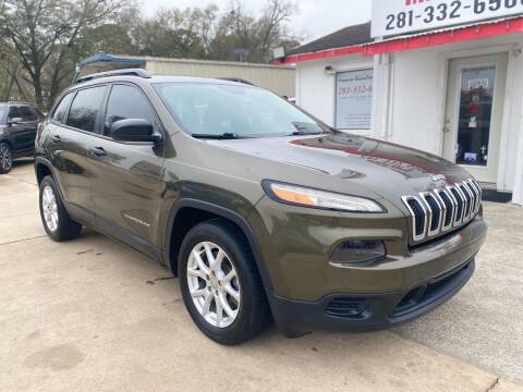 2015 Jeep Cherokee for sale at Testarossa Motors in League City TX