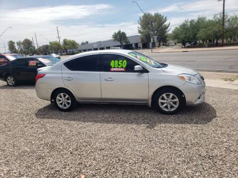 2014 Nissan Versa for sale at CAMEL MOTORS in Tucson AZ