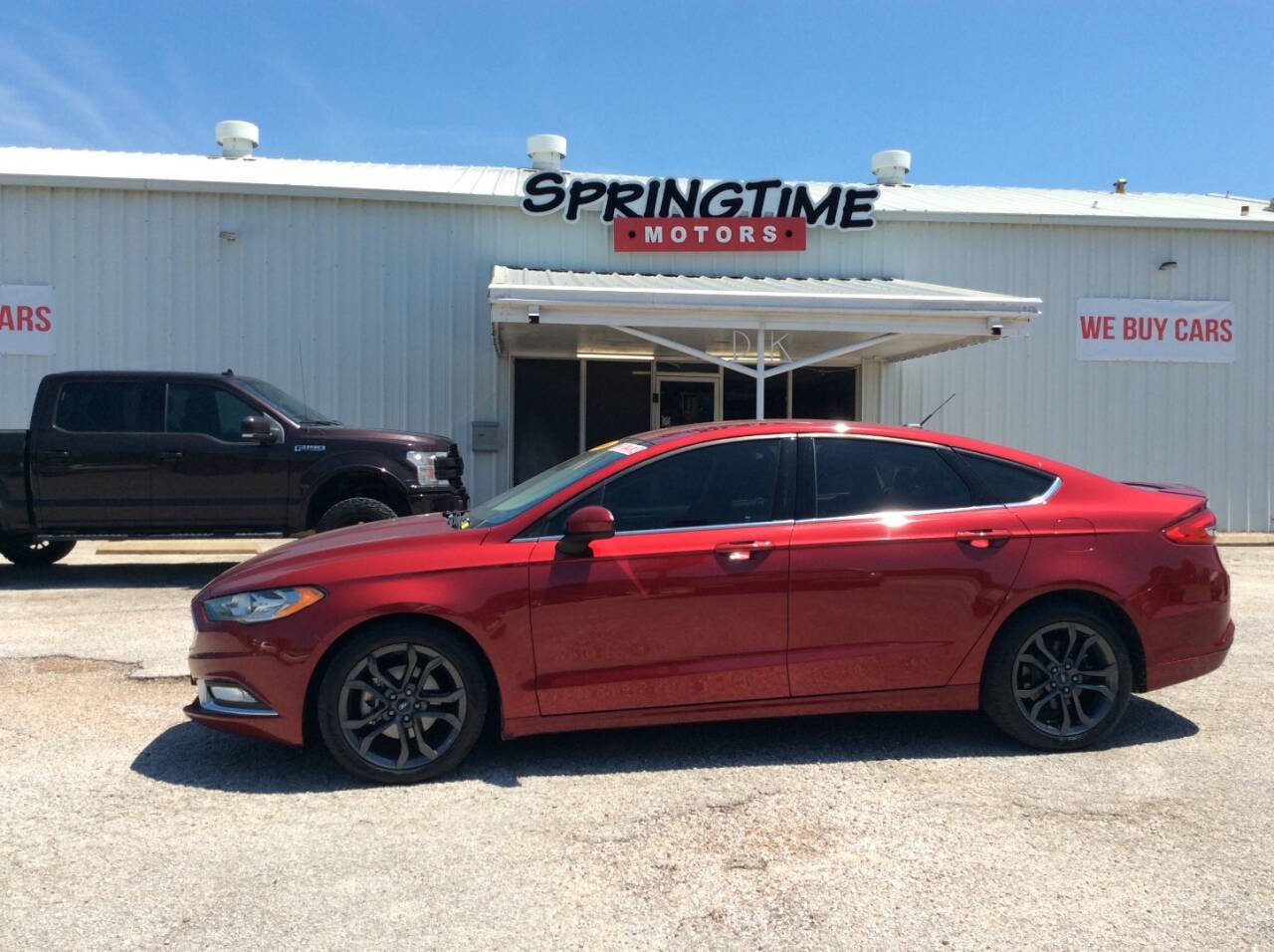 2018 Ford Fusion for sale at SPRINGTIME MOTORS in Huntsville, TX