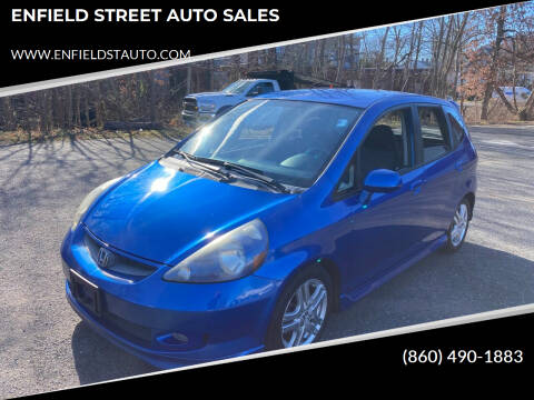 2007 Honda Fit for sale at ENFIELD STREET AUTO SALES in Enfield CT