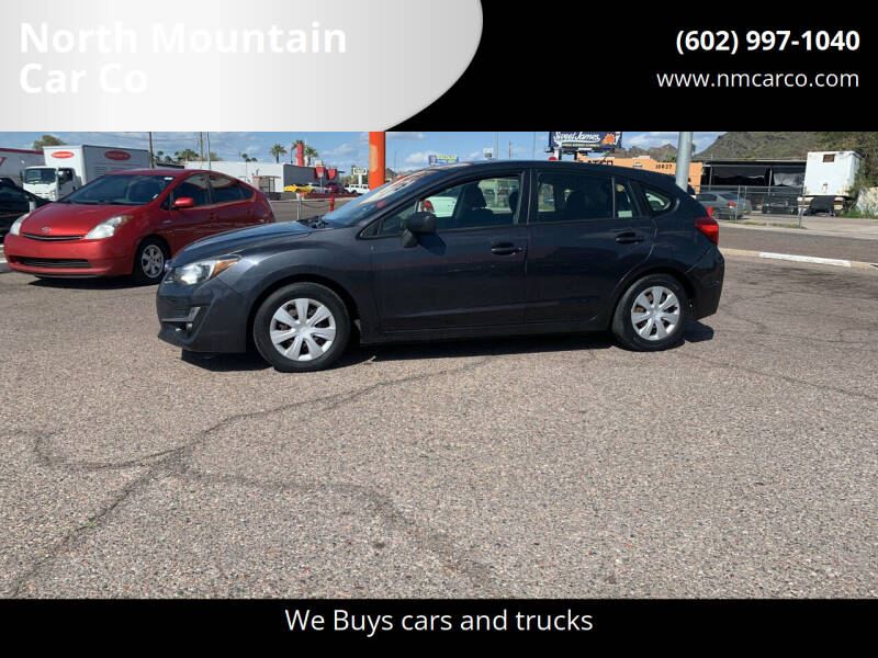 2015 Subaru Impreza for sale at North Mountain Car Co in Phoenix AZ