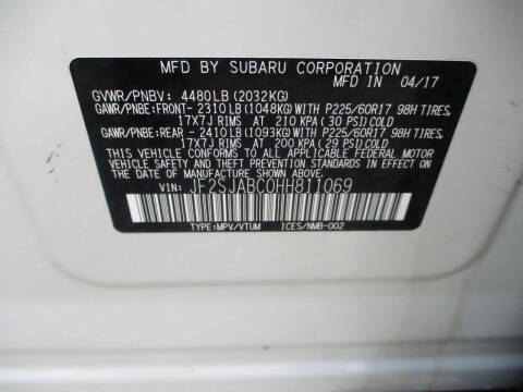 2017 Subaru Forester 2.5i