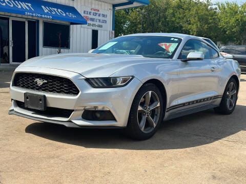 2016 Ford Mustang for sale at Discount Auto Company in Houston TX