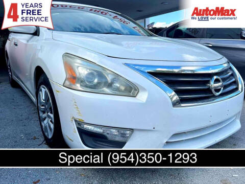 2014 Nissan Altima for sale at Auto Max in Hollywood FL