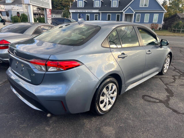 2020 Toyota Corolla for sale at James Motors Inc. in East Longmeadow, MA