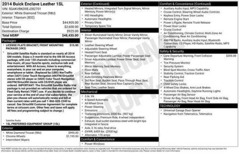 2014 Buick Enclave Leather