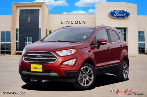 2018 Ford EcoSport for sale at MAC HAIK PRE OWNED in Hutto TX