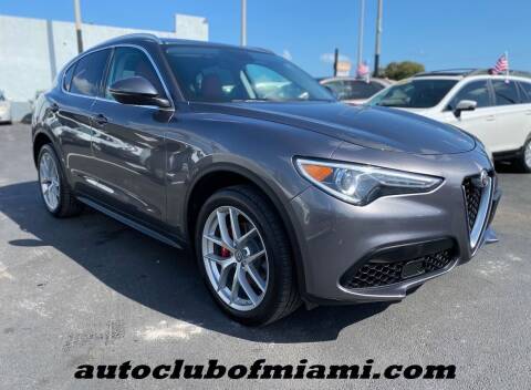 2018 Alfa Romeo Stelvio for sale at AUTO CLUB OF MIAMI, INC in Miami FL