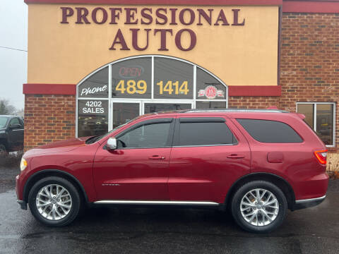 2014 Dodge Durango for sale at Professional Auto Sales & Service in Fort Wayne IN