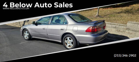 2000 Honda Accord for sale at 4 Below Auto Sales in Willow Grove PA